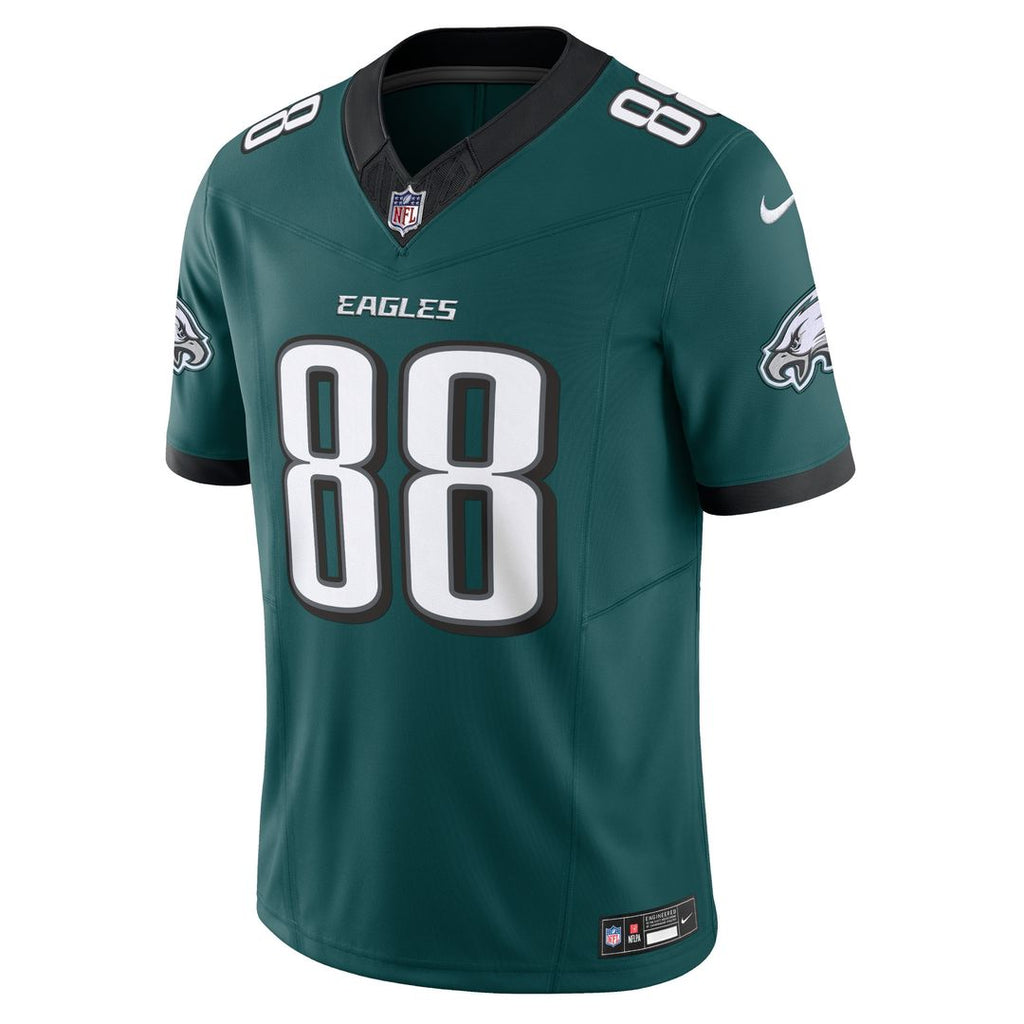Dallas Goedert Philadelphia Eagles Nike Vapor F.U.S.E. Limited Jersey - Midnight Green Official NFL Team Apparel Football Fan Gear