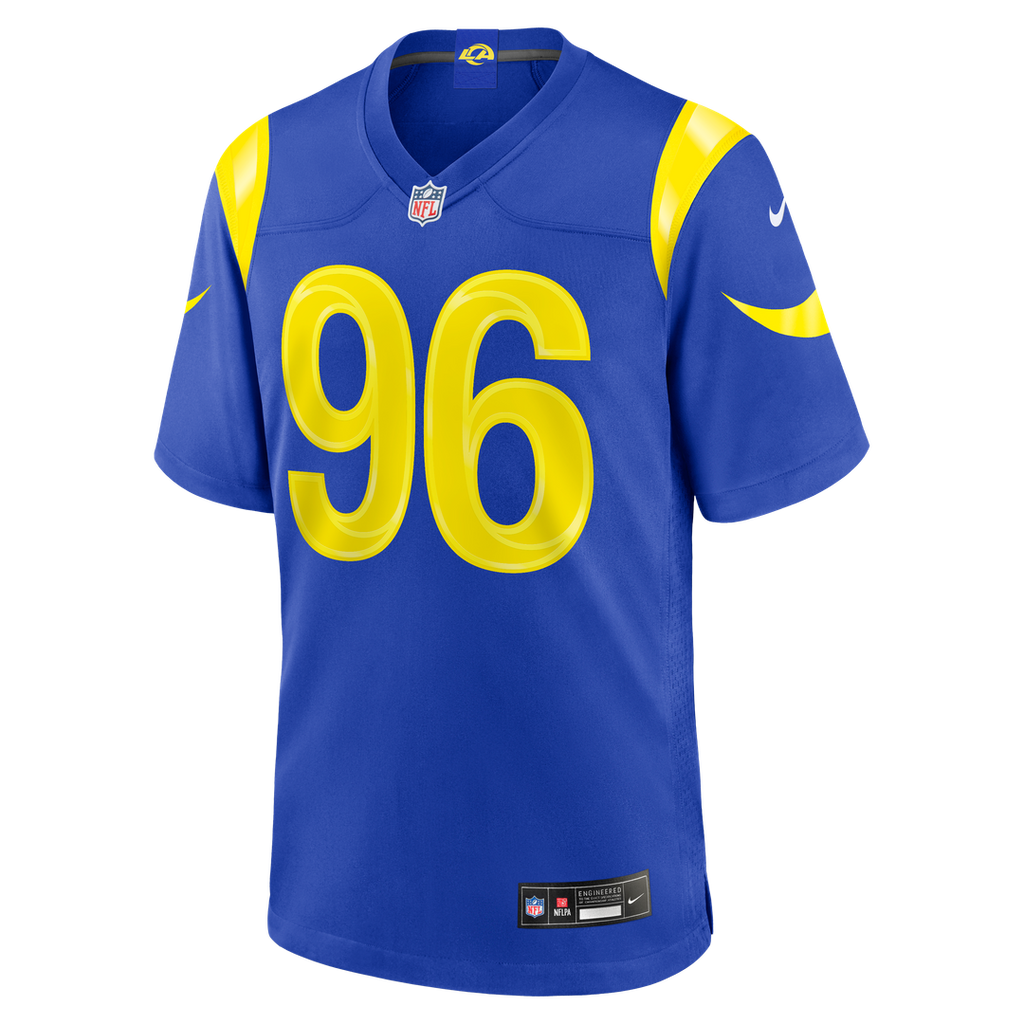 Tim Keenan III Los Angeles Rams Nike Team Game Jersey - Royal Official NFL Team Apparel Football Fan Gear