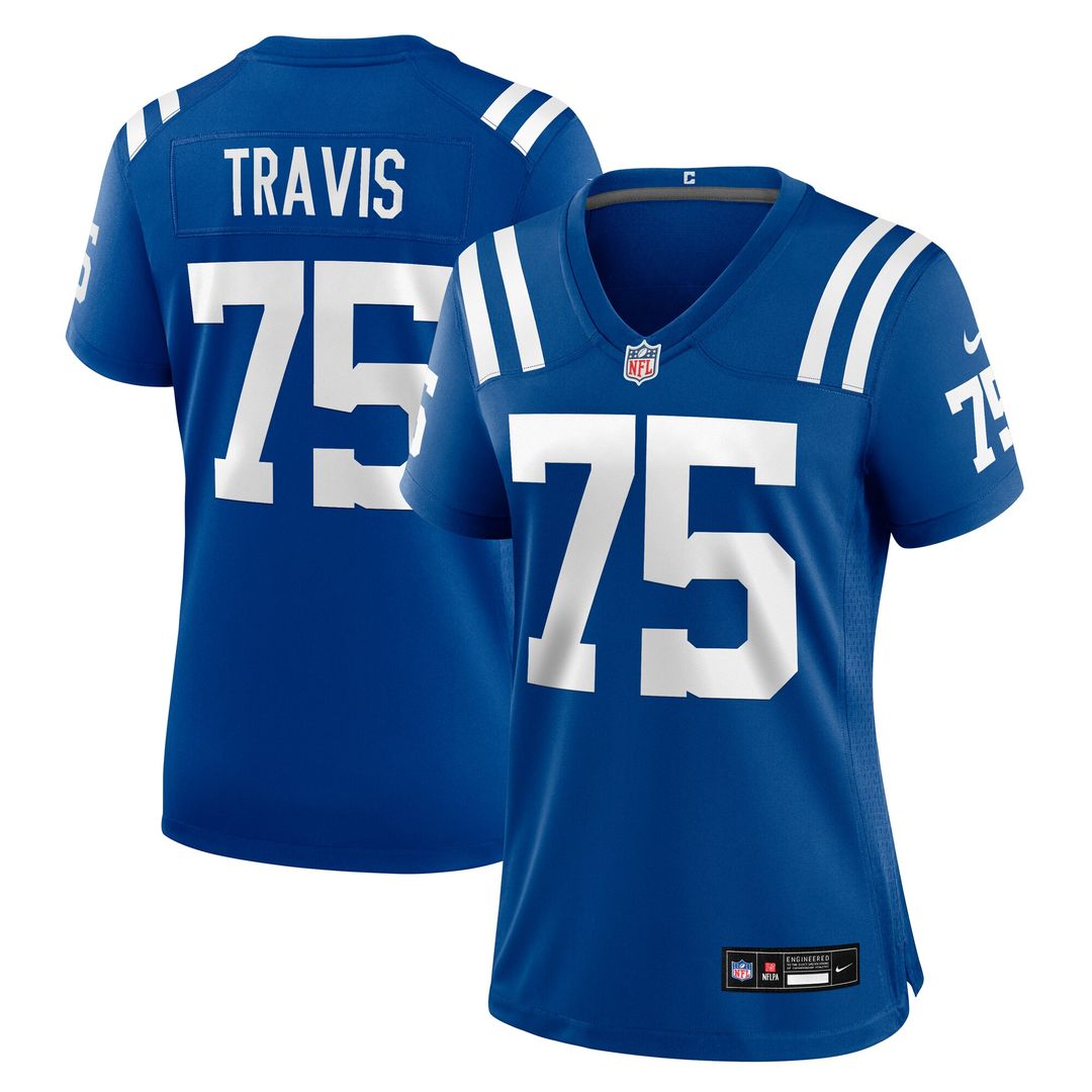 Jalen Travis Indianapolis Colts Nike Women's Team Game Jersey - Royal Official NFL Team Apparel Football Fan Gear