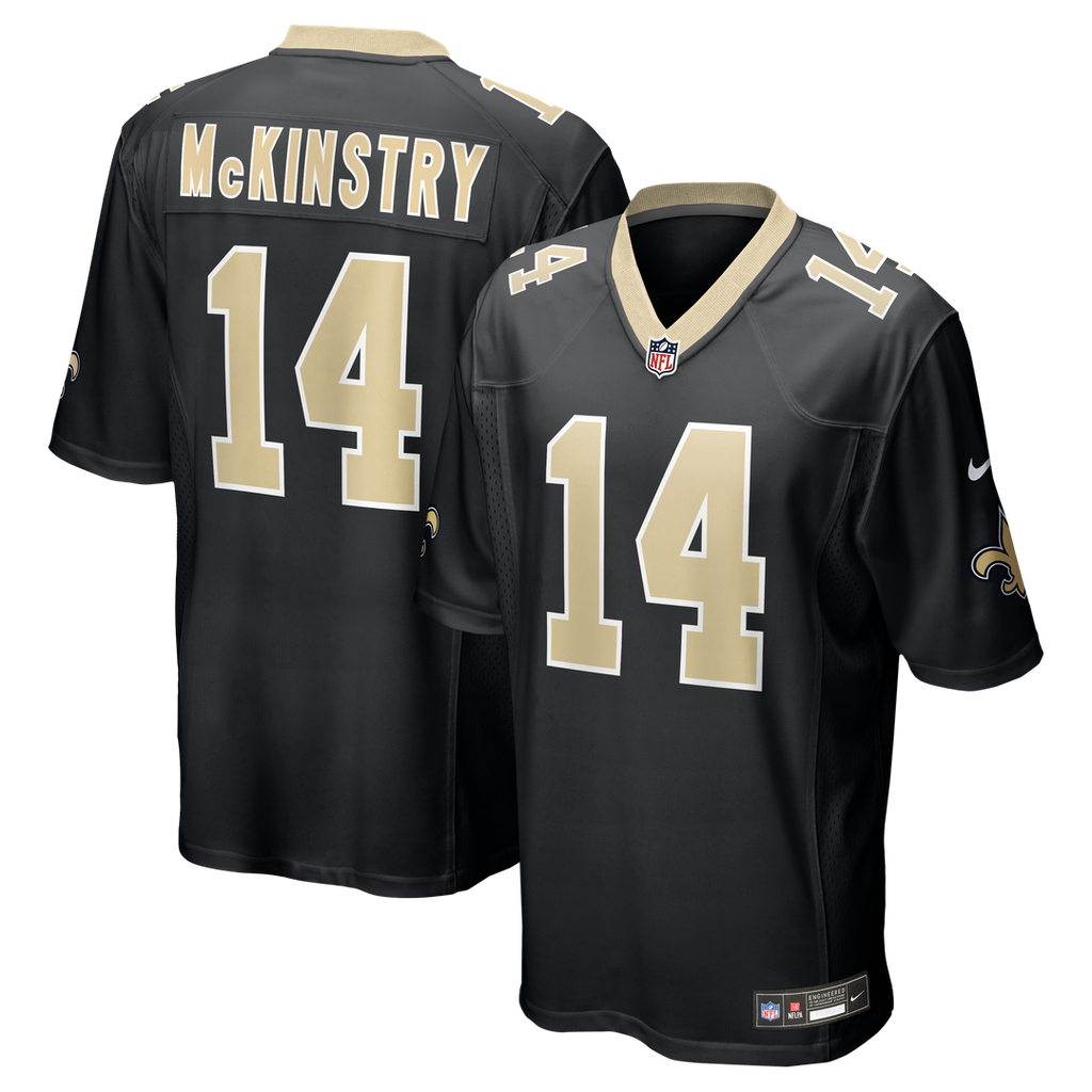 Ga'Quincy McKinstry New Orleans Saints Nike Player Game Jersey - Black Official NFL Team Apparel Football Fan Gear