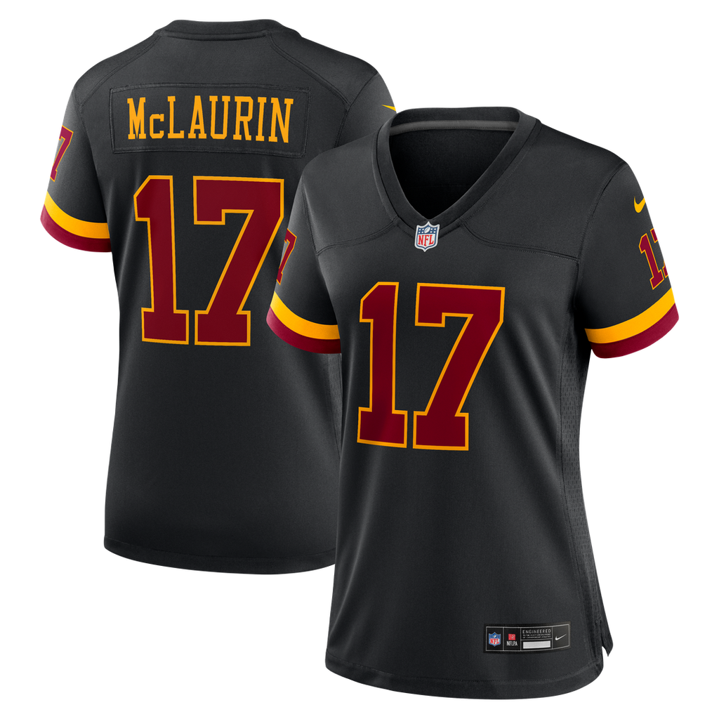 Terry McLaurin Washington Commanders Nike Women's Hail Raiser Alternate Game Jersey - Black Official NFL Team Apparel Football Fan Gear