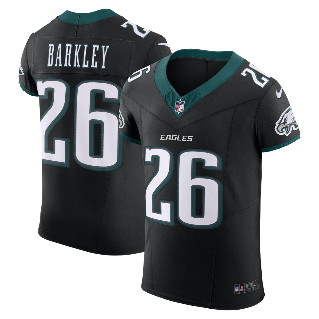 Saquon Barkley Philadelphia Eagles Nike Alternate Vapor F.U.S.E. Elite Jersey - Kelly Green Official NFL Team Apparel Football Fan Gear