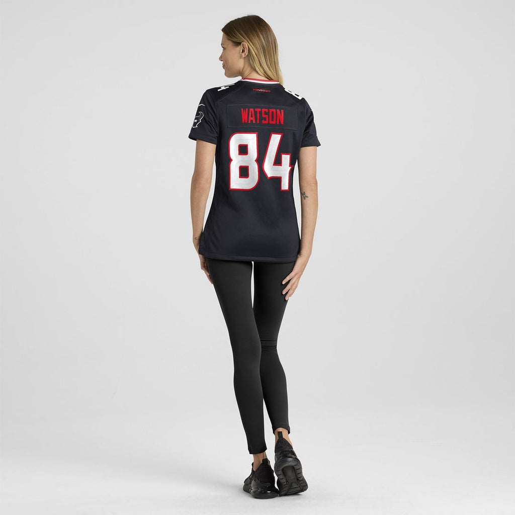 Justin Watson Houston Texans Nike Women's Team Game Jersey - Navy Official NFL Team Apparel Football Fan Gear