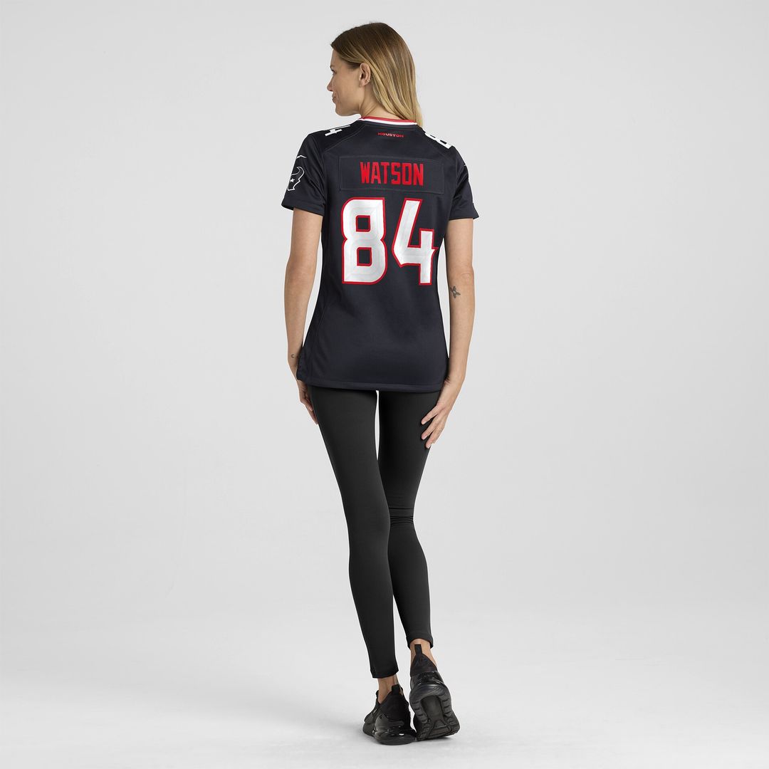 Justin Watson Houston Texans Nike Women's Team Game Jersey - Navy Official NFL Team Apparel Football Fan Gear