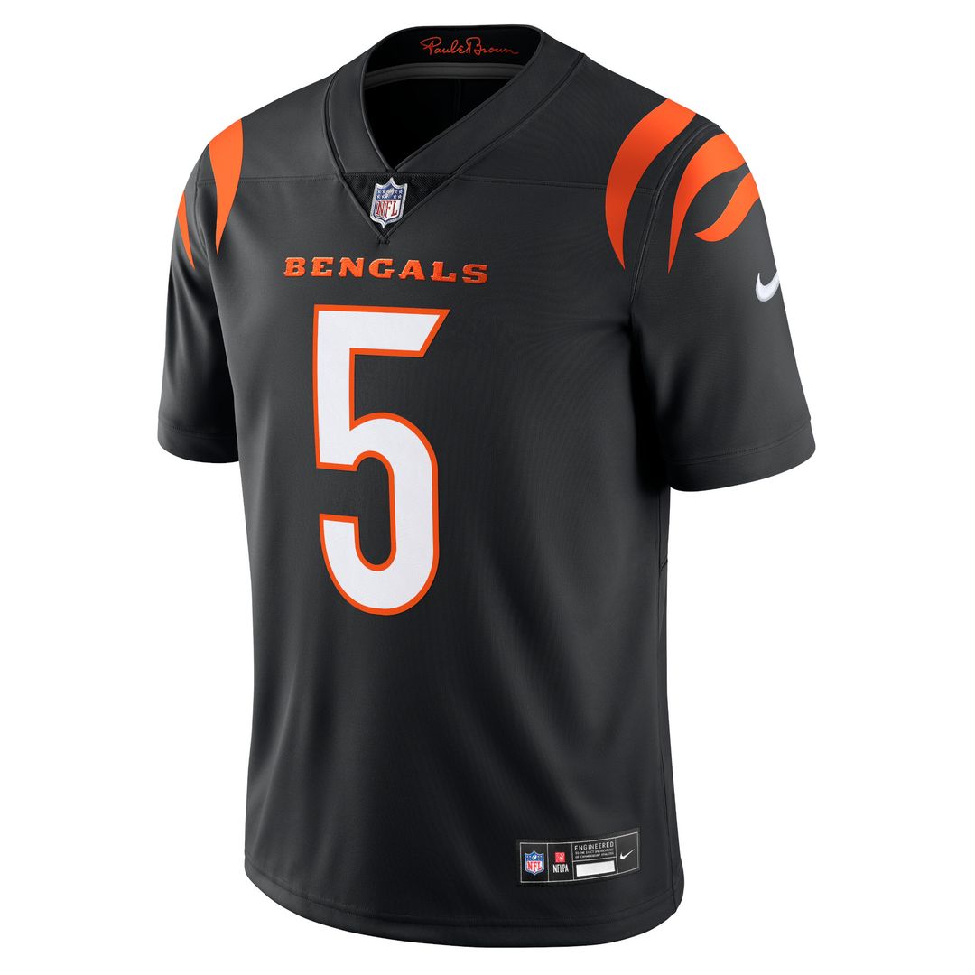 Tee Higgins Cincinnati Bengals Nike Vapor Untouchable Limited Jersey - Black Official NFL Team Apparel Football Fan Gear