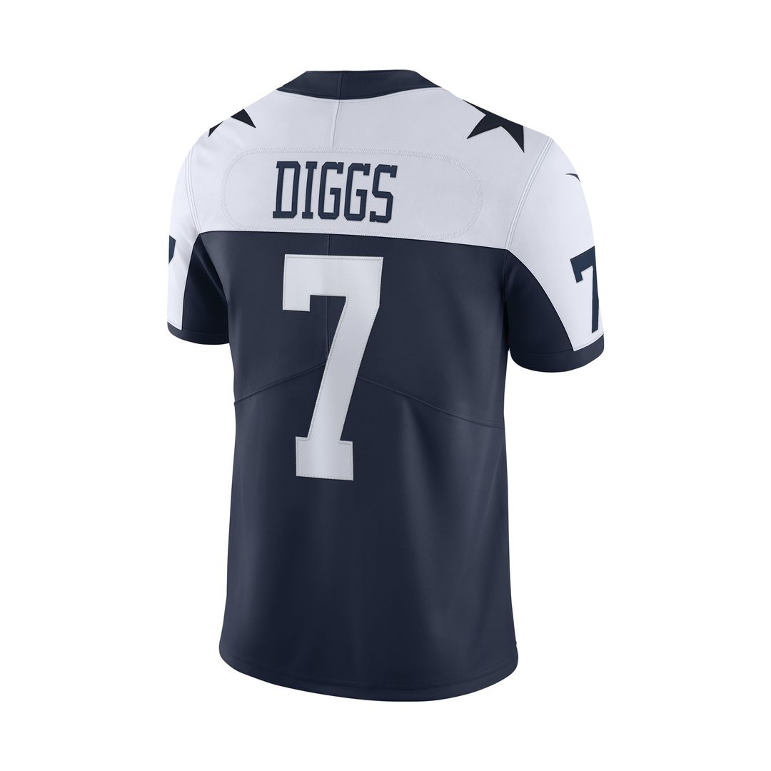 Trevon Diggs Dallas Cowboys Nike Alternate Vapor Limited Jersey - Navy Official NFL Team Apparel Football Fan Gear