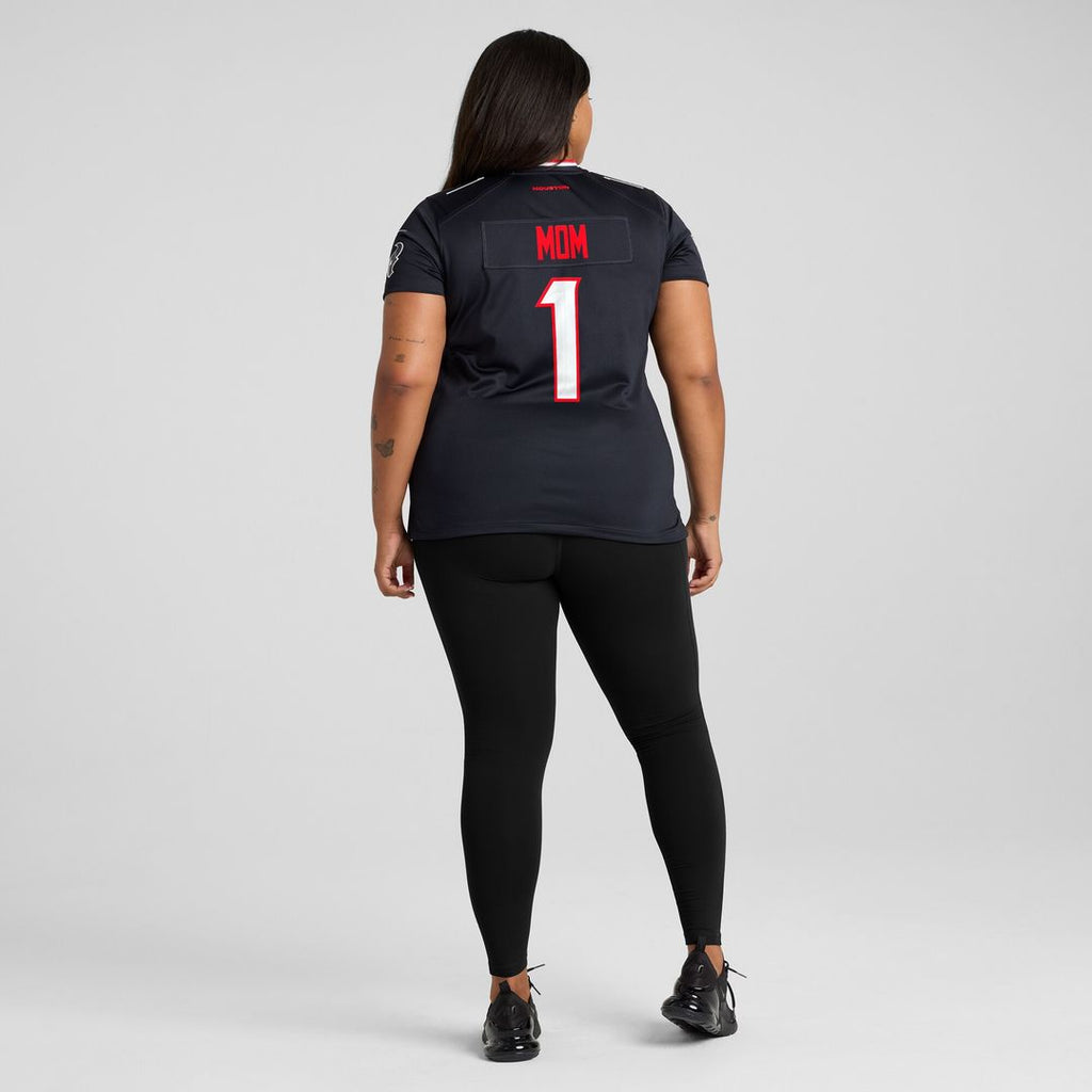 Houston Texans Nike Women's #1 Mom Game Jersey - Navy Official NFL Team Apparel Football Fan Gear