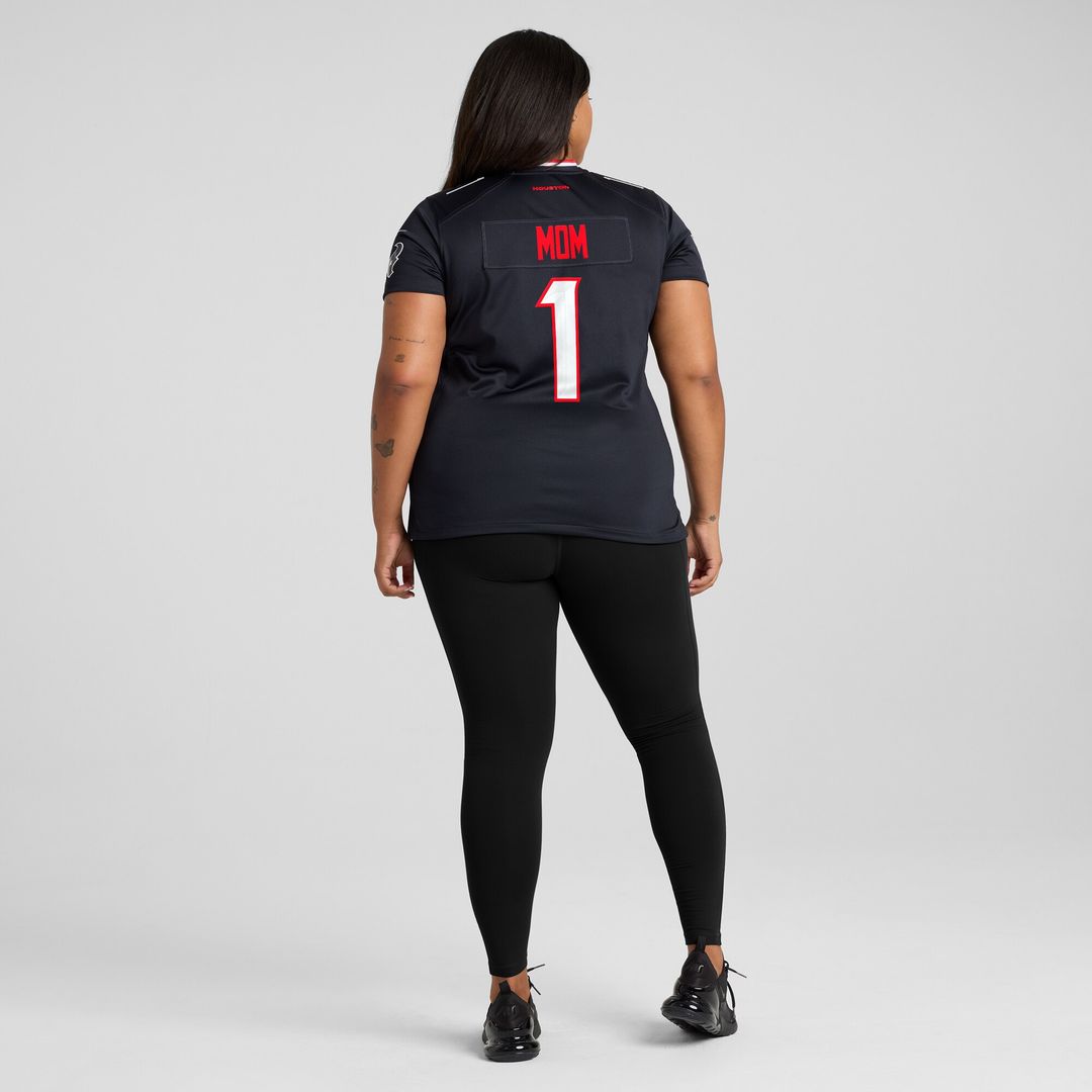 Houston Texans Nike Women's #1 Mom Game Jersey - Navy Official NFL Team Apparel Football Fan Gear