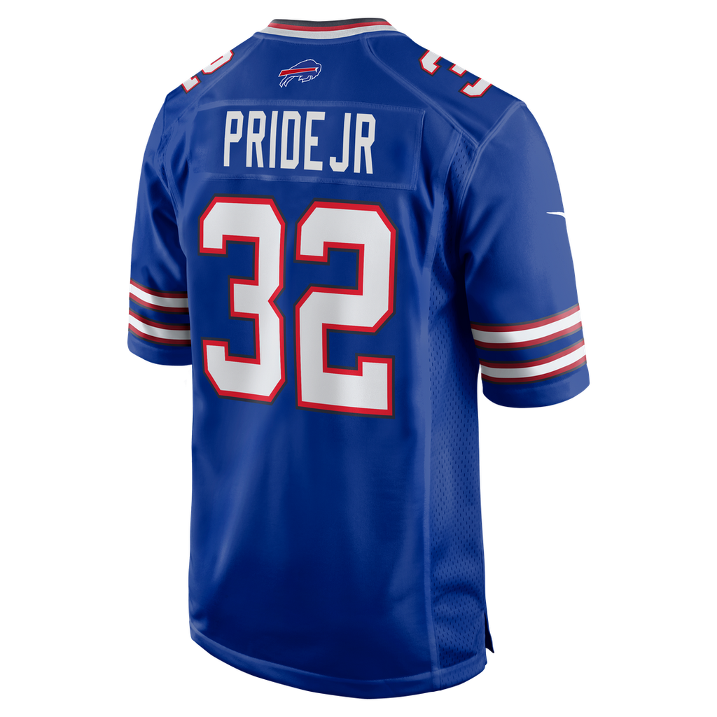 Toriano Pride Jr. Buffalo Bills Nike Team Game Jersey - Royal Official NFL Team Apparel Football Fan Gear