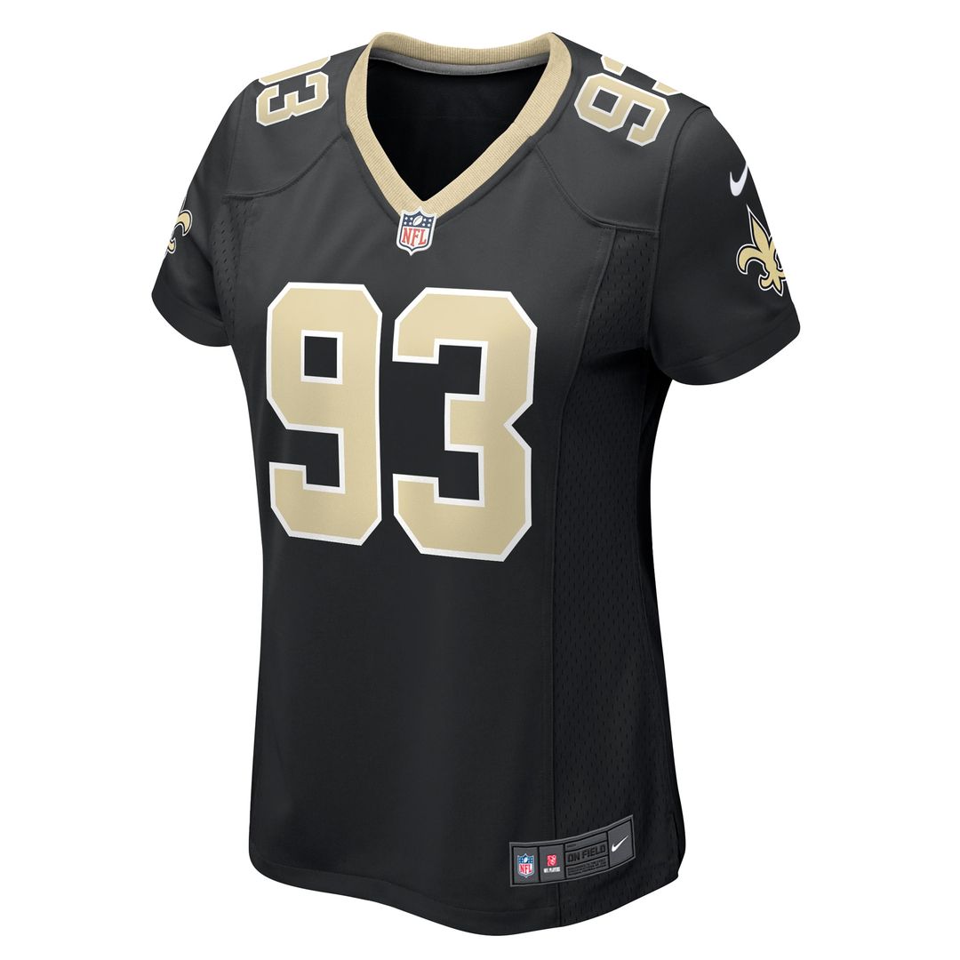 Nathan Shepherd New Orleans Saints Nike Women's Game Jersey - Black Official NFL Team Apparel Football Fan Gear