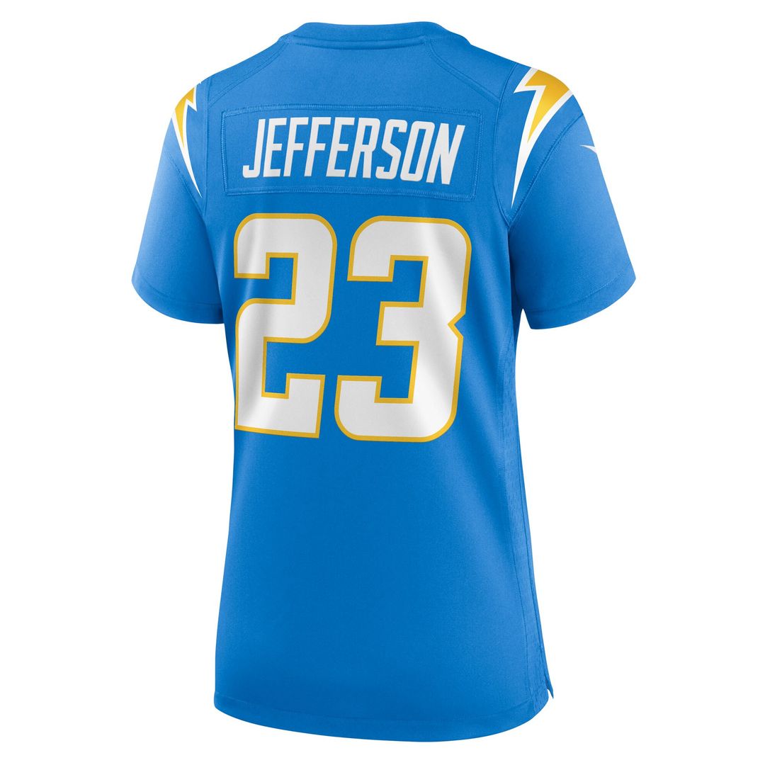 Tony Jefferson Los Angeles Chargers Nike Women's Team Game Jersey - Powder Blue Official NFL Team Apparel Football Fan Gear