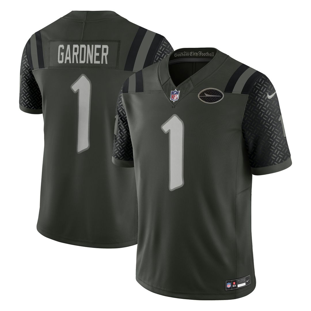 Ahmad Sauce Gardner New York Jets Nike 2025 Rivalries Collection Stitched Limited Jersey - Gotham Green Official NFL Team Apparel Football Fan Gear