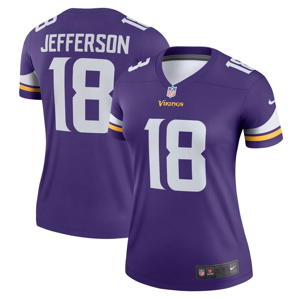 Justin Jefferson Minnesota Vikings Nike Women's Legend Player Performance Top - Purple NFL Fan Gear Popular Style