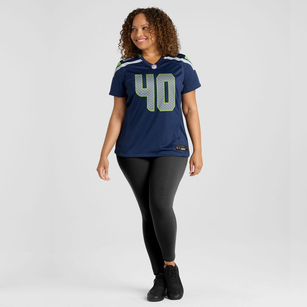 Robbie Ouzts Seattle Seahawks Nike Women's Team Game Jersey - College Navy Official NFL Team Apparel Football Fan Gear