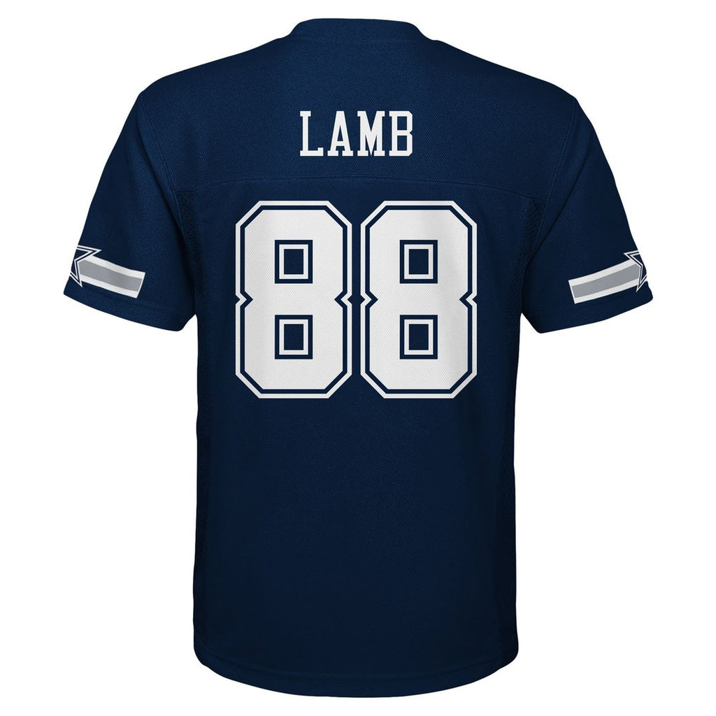 CeeDee Lamb Dallas Cowboys Youth Replica Player Jersey - Navy Official NFL Team Apparel Football Fan Gear
