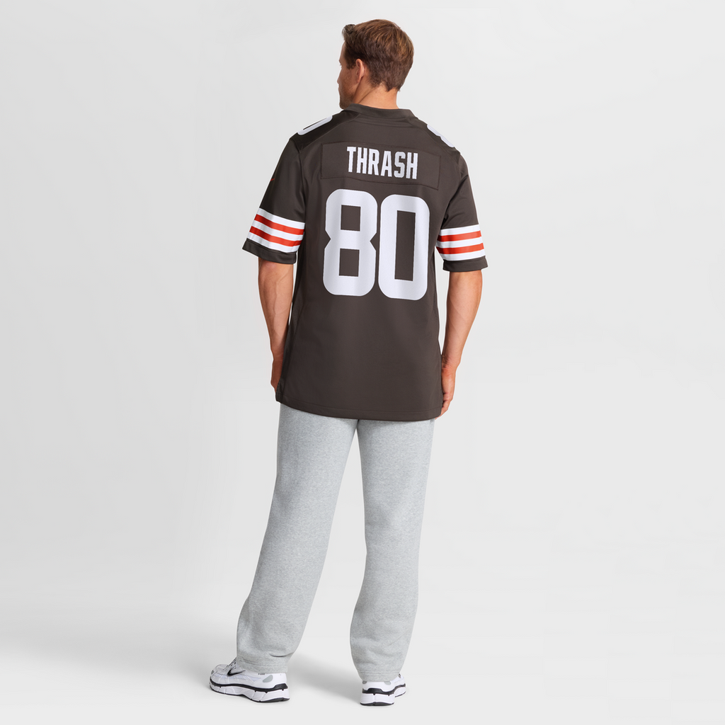 Jamari Thrash Cleveland Browns Nike Team Game Jersey - Brown Official NFL Team Apparel Football Fan Gear