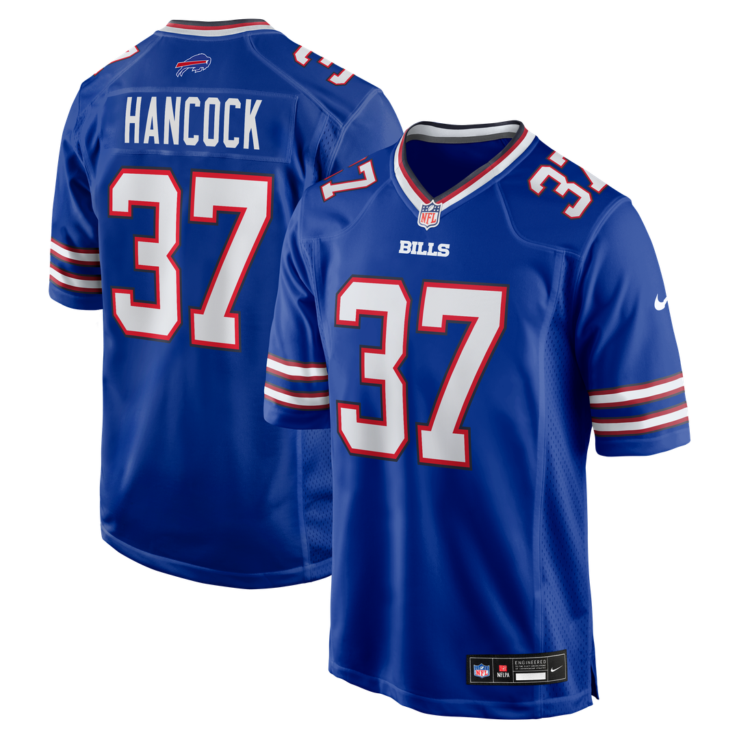 Jordan Hancock Buffalo Bills Nike Team Game Jersey - Royal Official NFL Team Apparel Football Fan Gear
