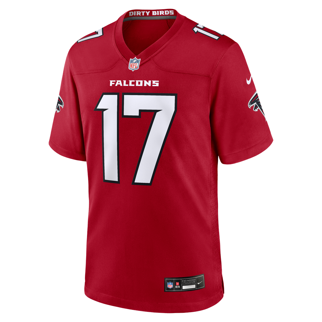 Zachariah Branch Atlanta Falcons Nike Team Game Jersey - Red Official NFL Team Apparel Football Fan Gear