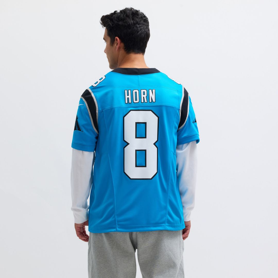 Jaycee Horn Carolina Panthers Nike Vapor F.U.S.E. Limited Jersey - Blue Official NFL Team Apparel Football Fan Gear
