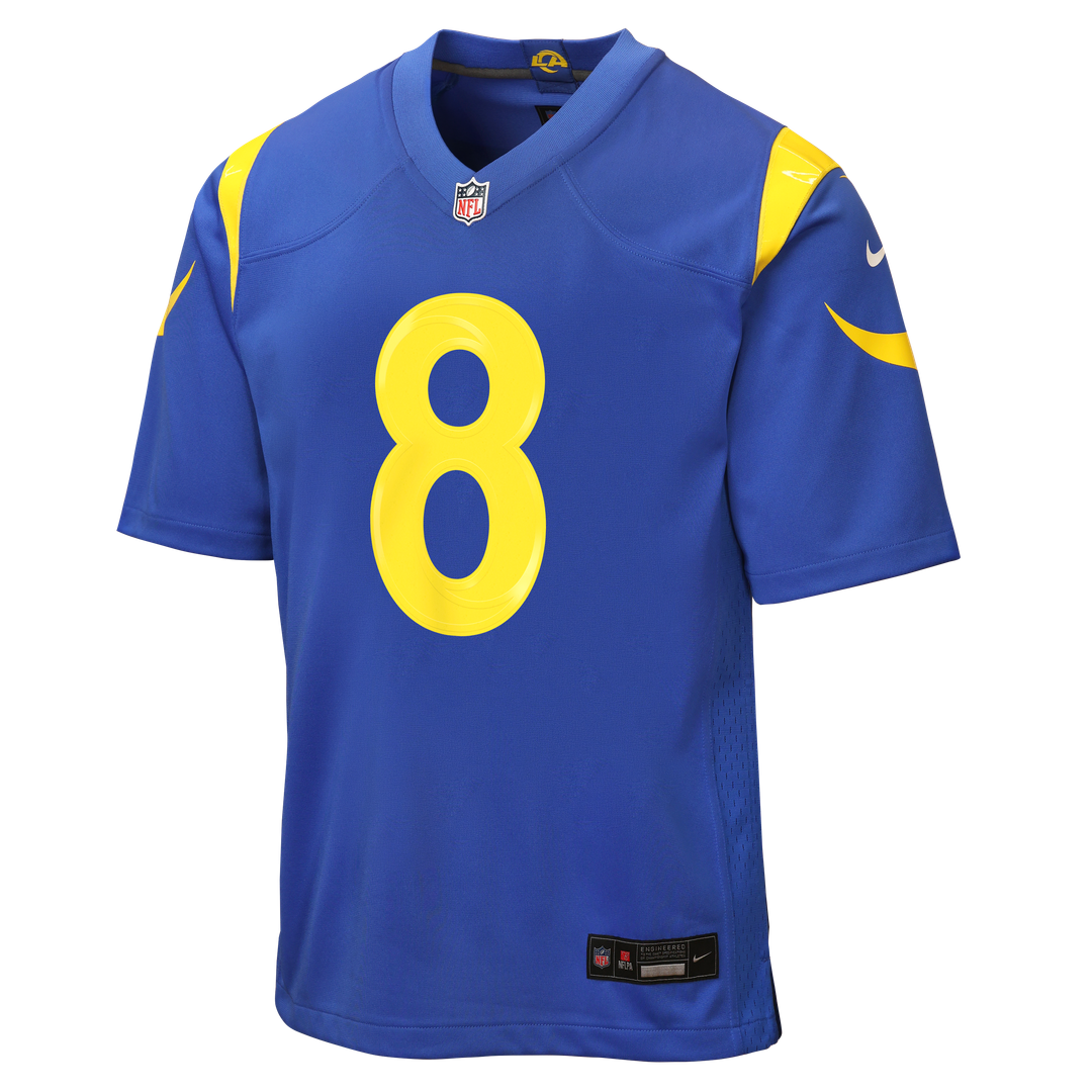 Jared Verse Los Angeles Rams Nike Youth Game Jersey - Royal Official NFL Team Apparel Football Fan Gear