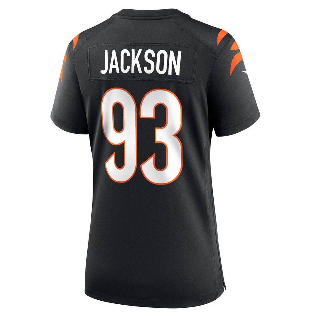 McKinnley Jackson Cincinnati Bengals Nike Women's Game Jersey - Black Official NFL Team Apparel Football Fan Gear