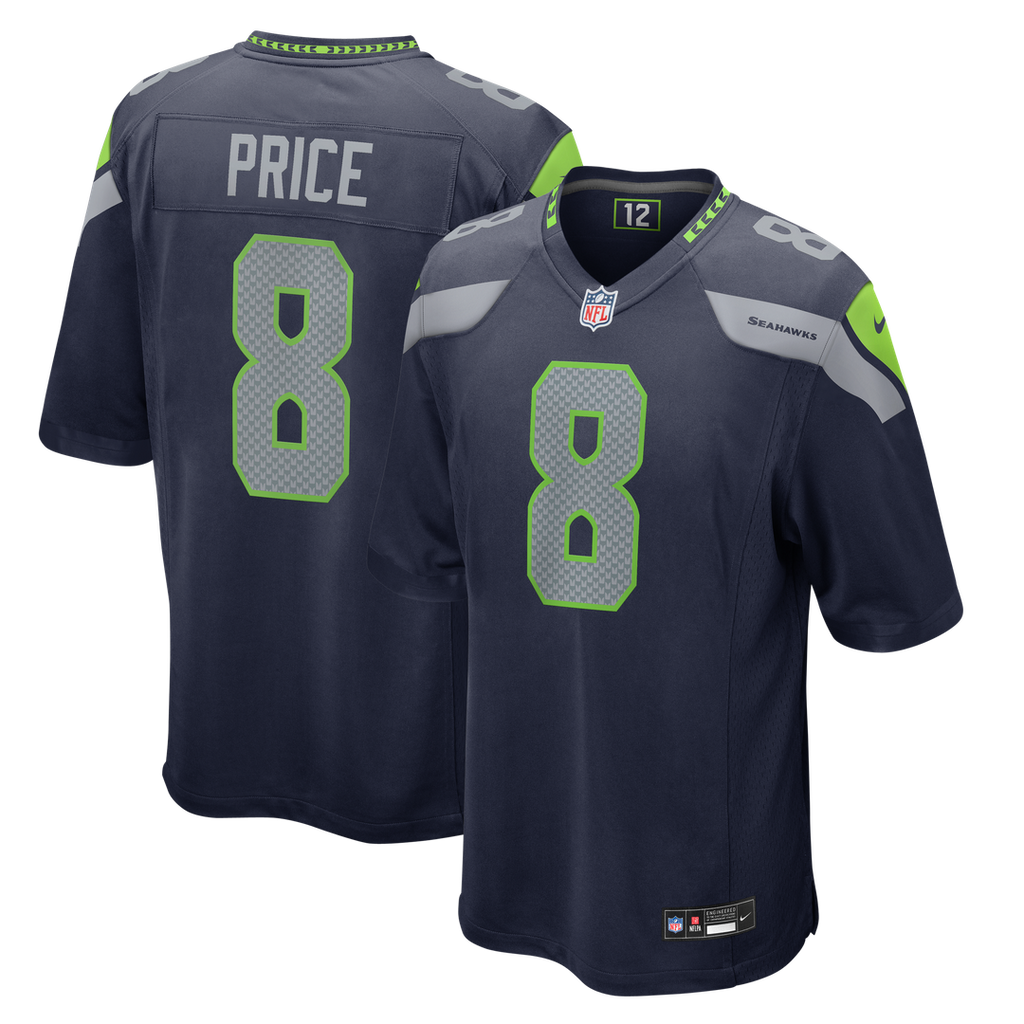 Jadarian Price Seattle Seahawks Nike 2026 NFL Draft First Round Pick No. 32 Team Game Jersey - College Navy Official NFL Team Apparel Football Fan Gea