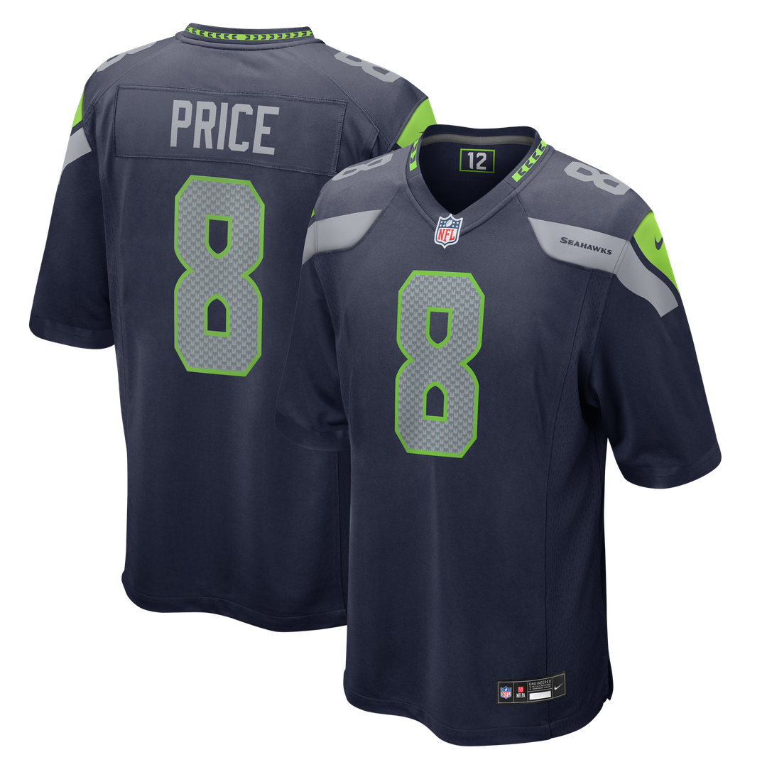 Jadarian Price Seattle Seahawks Nike 2026 NFL Draft First Round Pick No. 32 Team Game Jersey - College Navy Official NFL Team Apparel Football Fan Gea