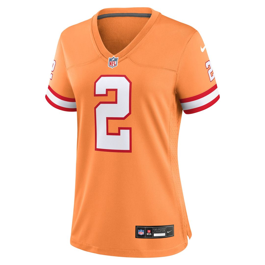 Emeka Egbuka Tampa Bay Buccaneers Nike Women's Alternate 2 Game Jersey - Creamsicle Official NFL Team Apparel Football Fan Gear