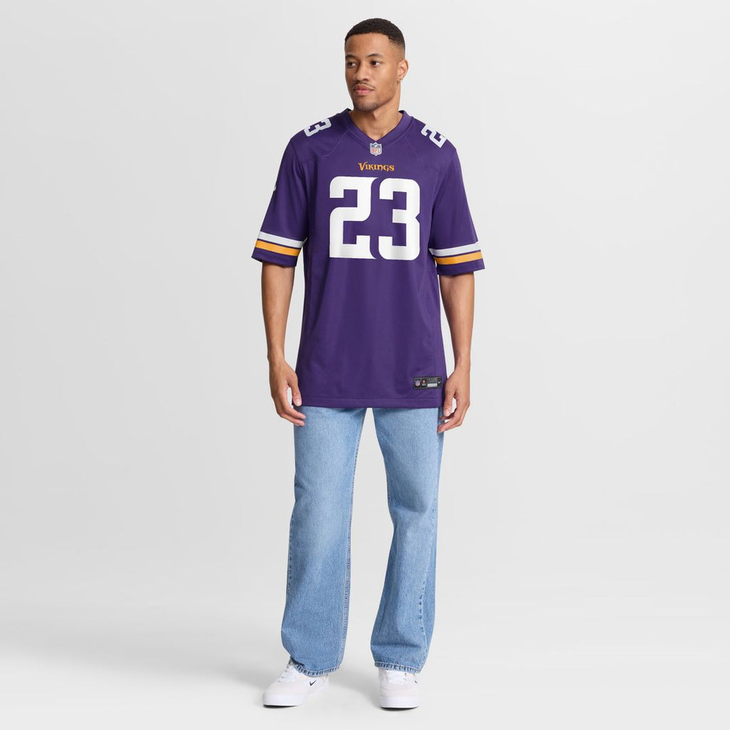 James Pierre Minnesota Vikings Nike Team Game Jersey - Purple Official NFL Team Apparel Football Fan Gear