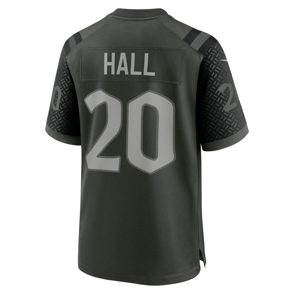 Breece Hall New York Jets Nike 2025 Rivalries Collection Game Jersey - Gotham Green Official NFL Team Apparel Football Fan Gear