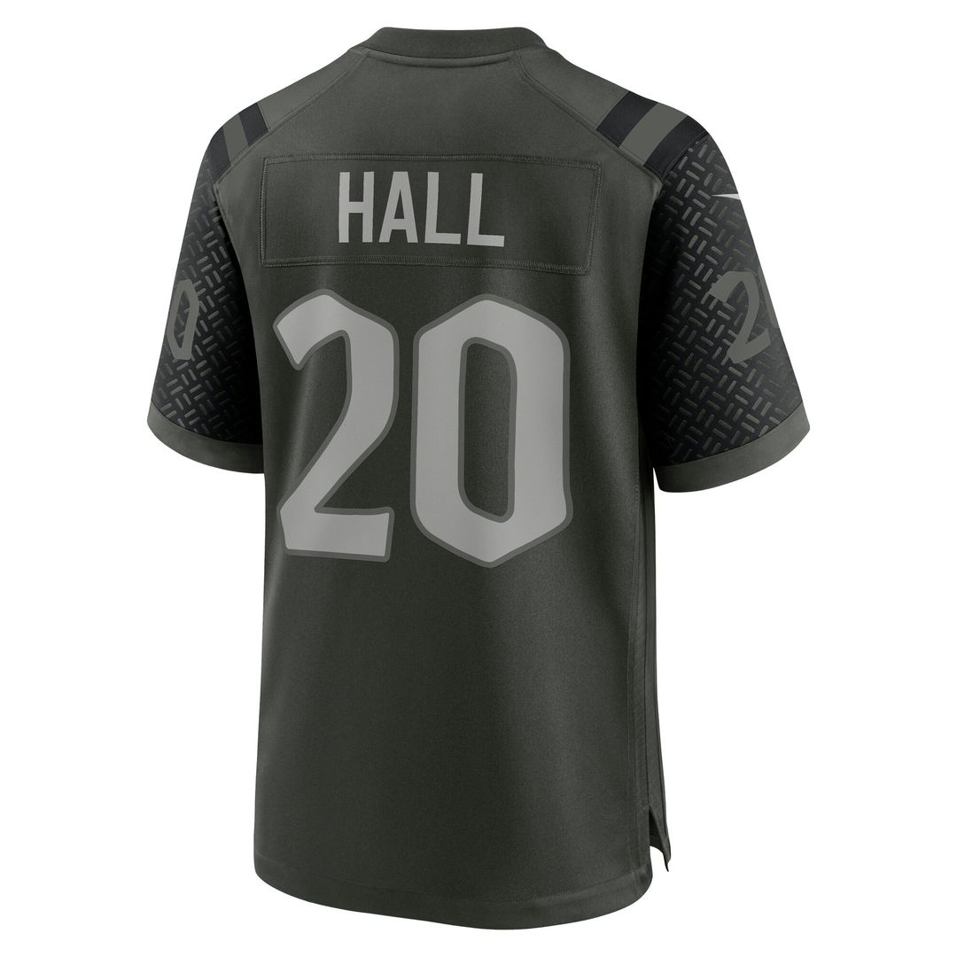 Breece Hall New York Jets Nike 2025 Rivalries Collection Game Jersey - Gotham Green Official NFL Team Apparel Football Fan Gear
