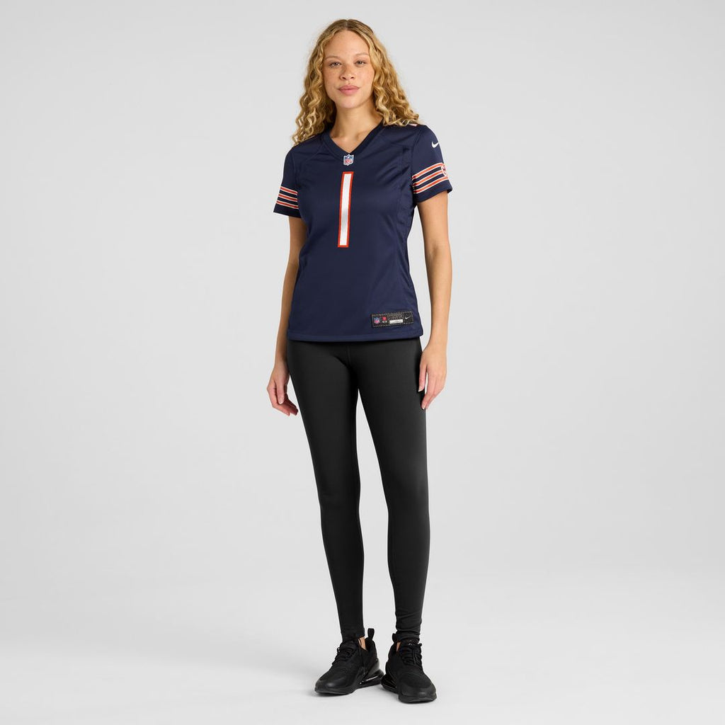 Number 1 Mom Chicago Bears Nike Women's Game Jersey - Navy Official NFL Team Apparel Football Fan Gear