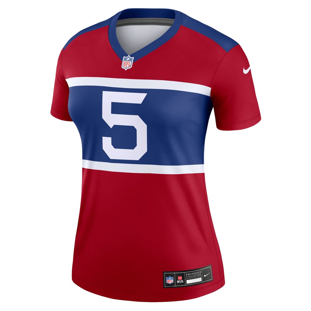 Kayvon Thibodeaux New York Giants Nike Women's Alternate Legend Player Performance Top - Red NFL Fan Gear Popular Style