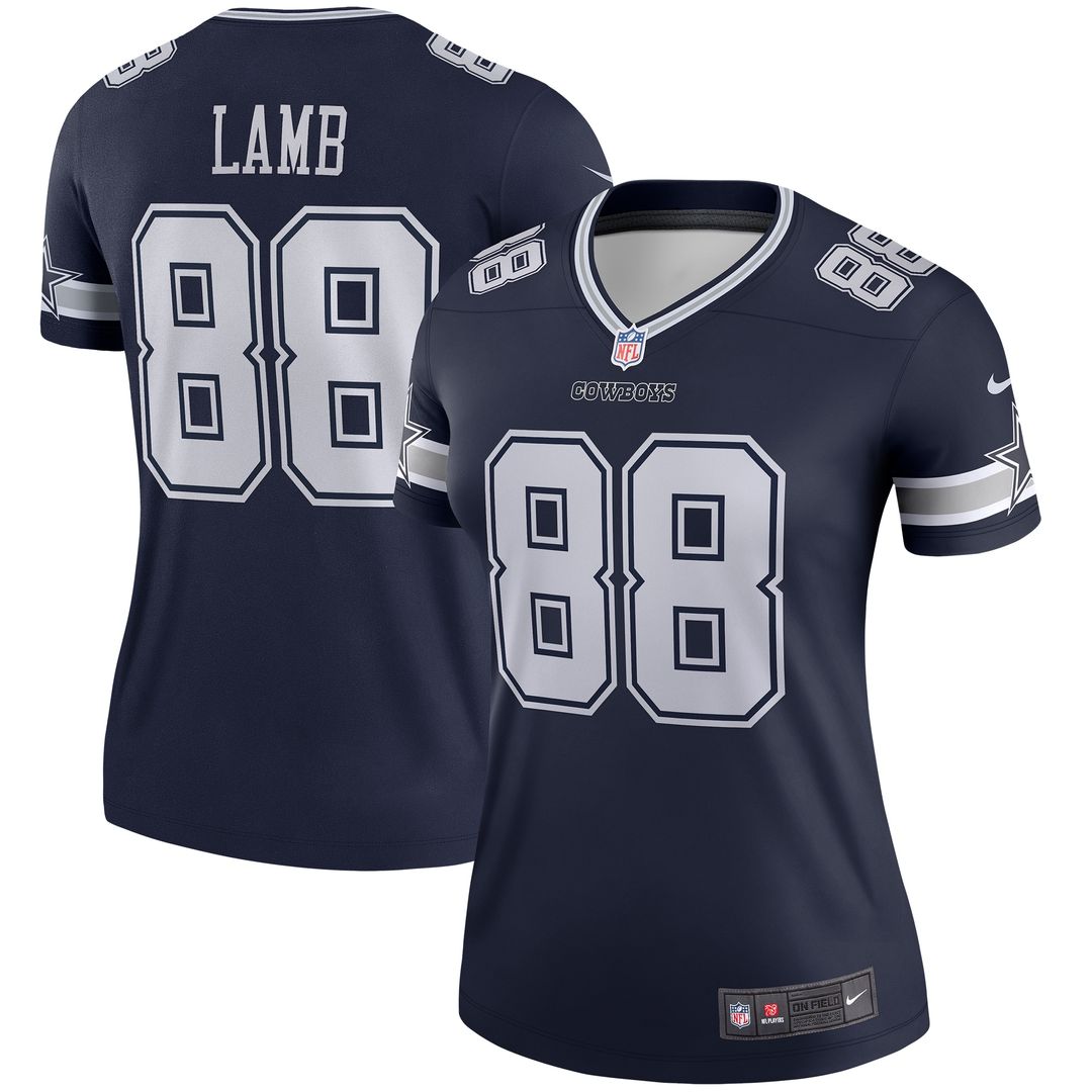 CeeDee Lamb Dallas Cowboys Nike Women's Legend Player Performance Top - White NFL Fan Gear Popular Style