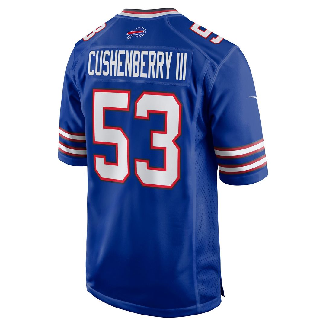 Lloyd Cushenberry III Buffalo Bills Nike Team Game Jersey - Royal Official NFL Team Apparel Football Fan Gear
