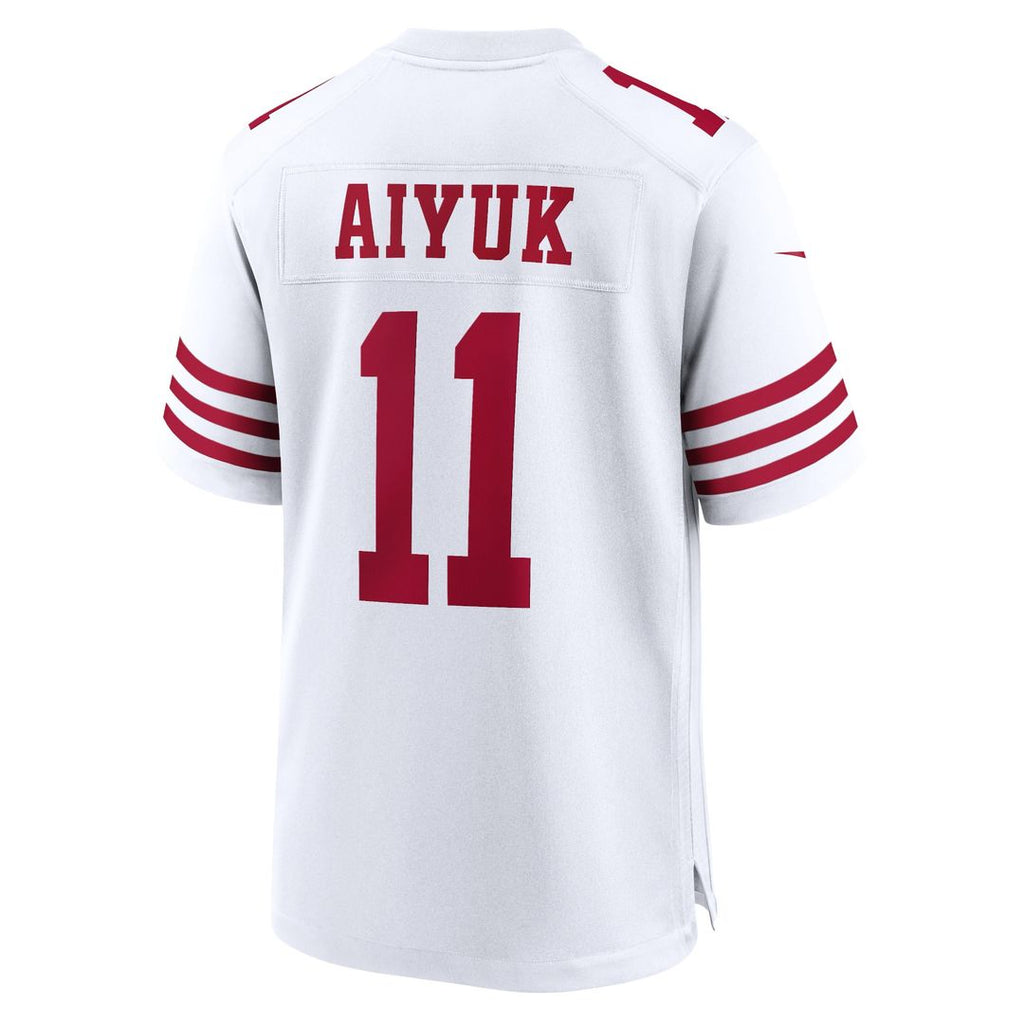 Brandon Aiyuk San Francisco 49ers Nike Player Game Jersey - White Official NFL Team Apparel Football Fan Gear