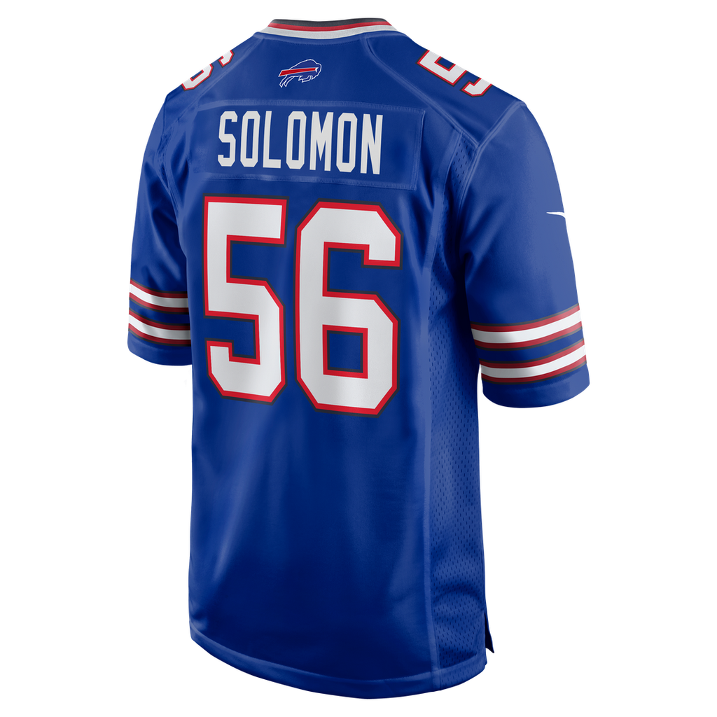 Javon Solomon Buffalo Bills Nike Game Jersey - Royal Official NFL Team Apparel Football Fan Gear