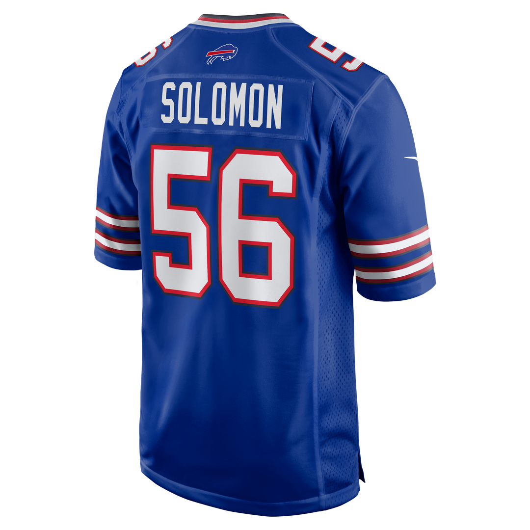 Javon Solomon Buffalo Bills Nike Game Jersey - Royal Official NFL Team Apparel Football Fan Gear