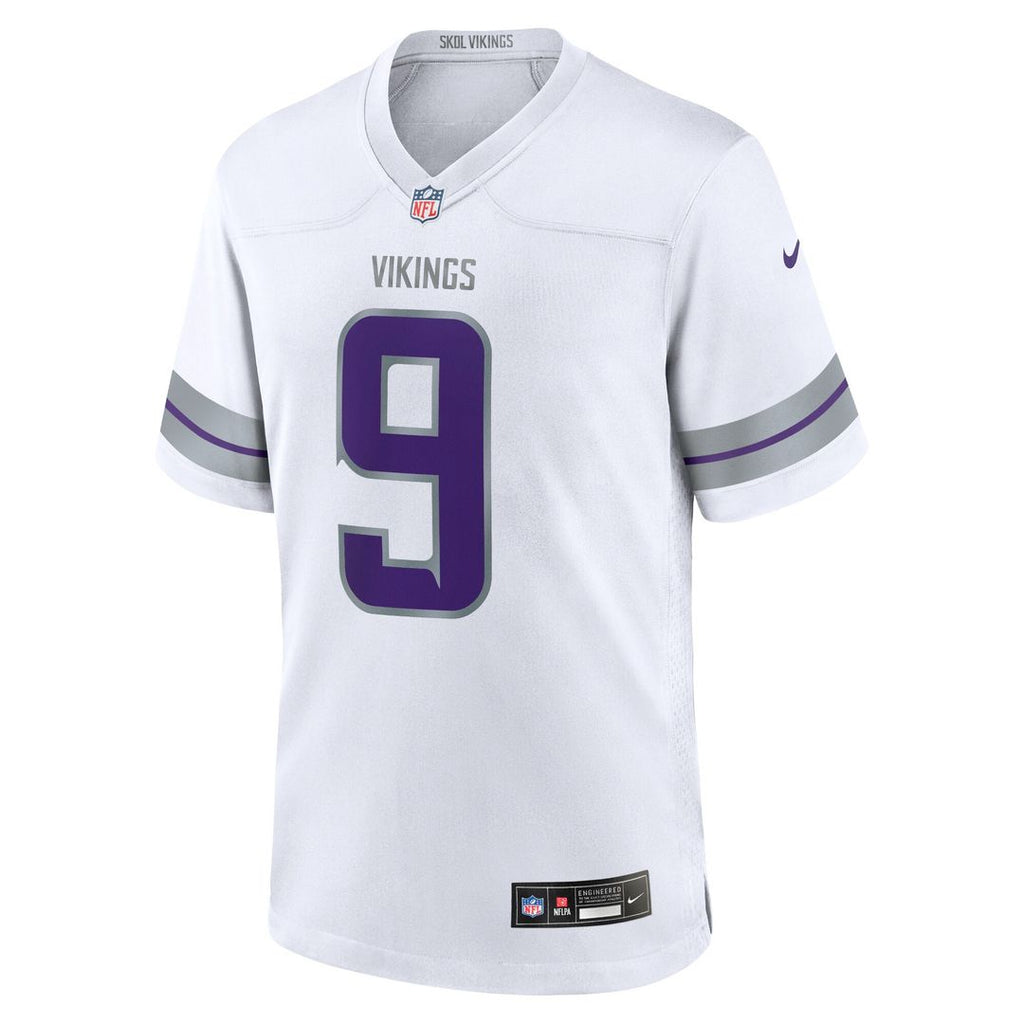 J.J. McCarthy Minnesota Vikings Nike Youth Game Jersey - Purple Official NFL Team Apparel Football Fan Gear