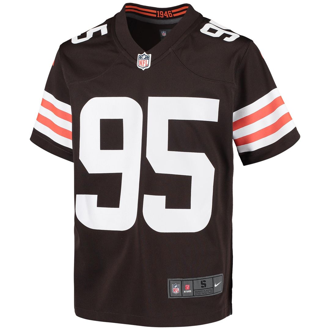 Myles Garrett Cleveland Browns Nike Youth Game Jersey - Brown Official NFL Team Apparel Football Fan Gear