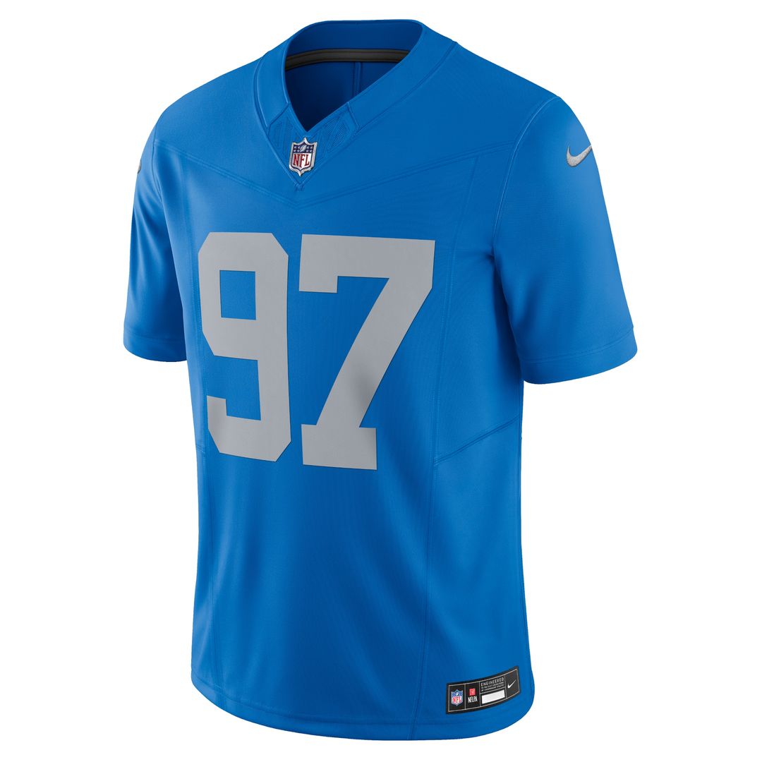 Aidan Hutchinson Detroit Lions Nike 2nd Alternate Vapor F.U.S.E. Limited Jersey - Black Official NFL Team Apparel Football Fan Gear