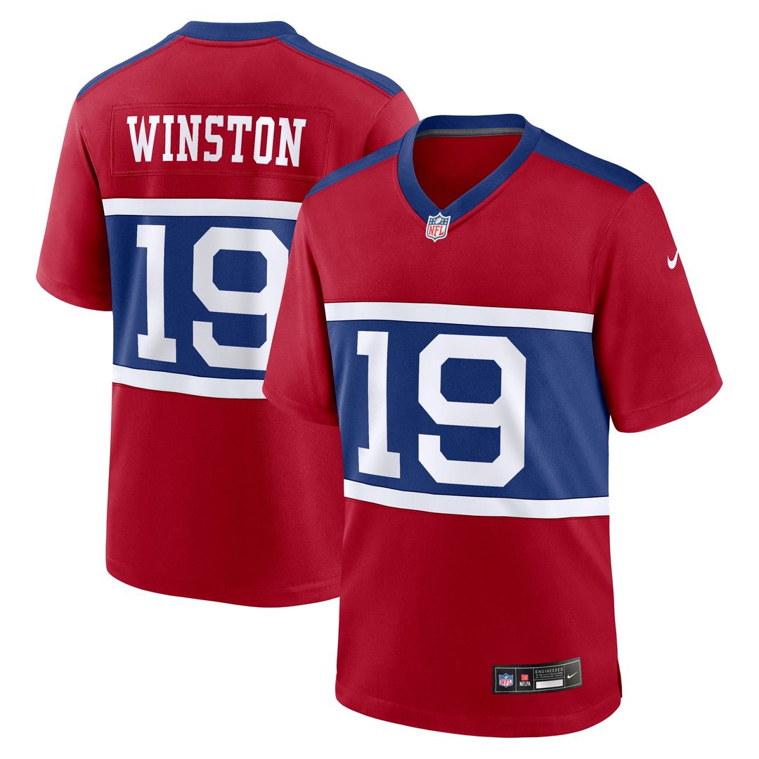 Jameis Winston New York Giants Nike Game Jersey - White Official NFL Team Apparel Football Fan Gear