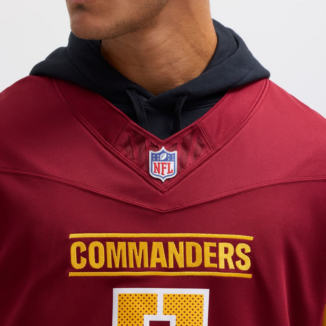 Jayden Daniels Washington Commanders Nike Vapor F.U.S.E. Limited Jersey - Burgundy Official NFL Team Apparel Football Fan Gear