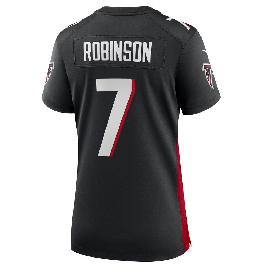 Bijan Robinson Atlanta Falcons Nike Women's Player Jersey - Black Official NFL Team Apparel Football Fan Gear