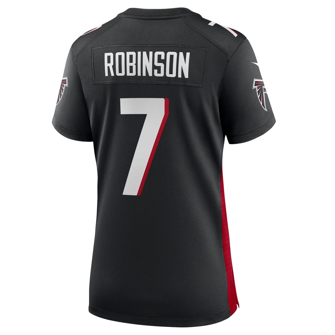 Bijan Robinson Atlanta Falcons Nike Women's Player Jersey - Black Official NFL Team Apparel Football Fan Gear