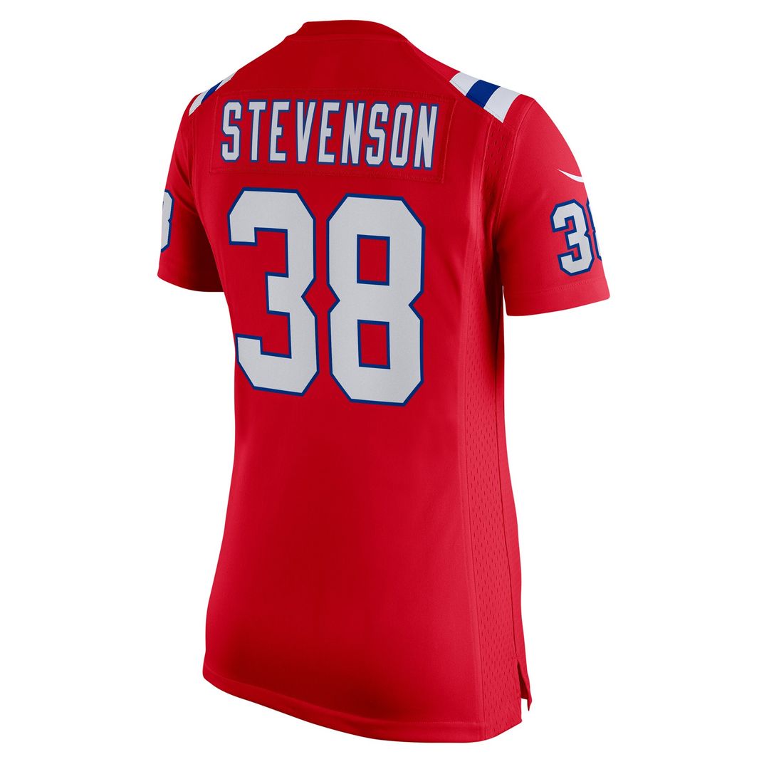 Rhamondre Stevenson New England Patriots Nike Women's Team Game Jersey - Red Official NFL Team Apparel Football Fan Gear