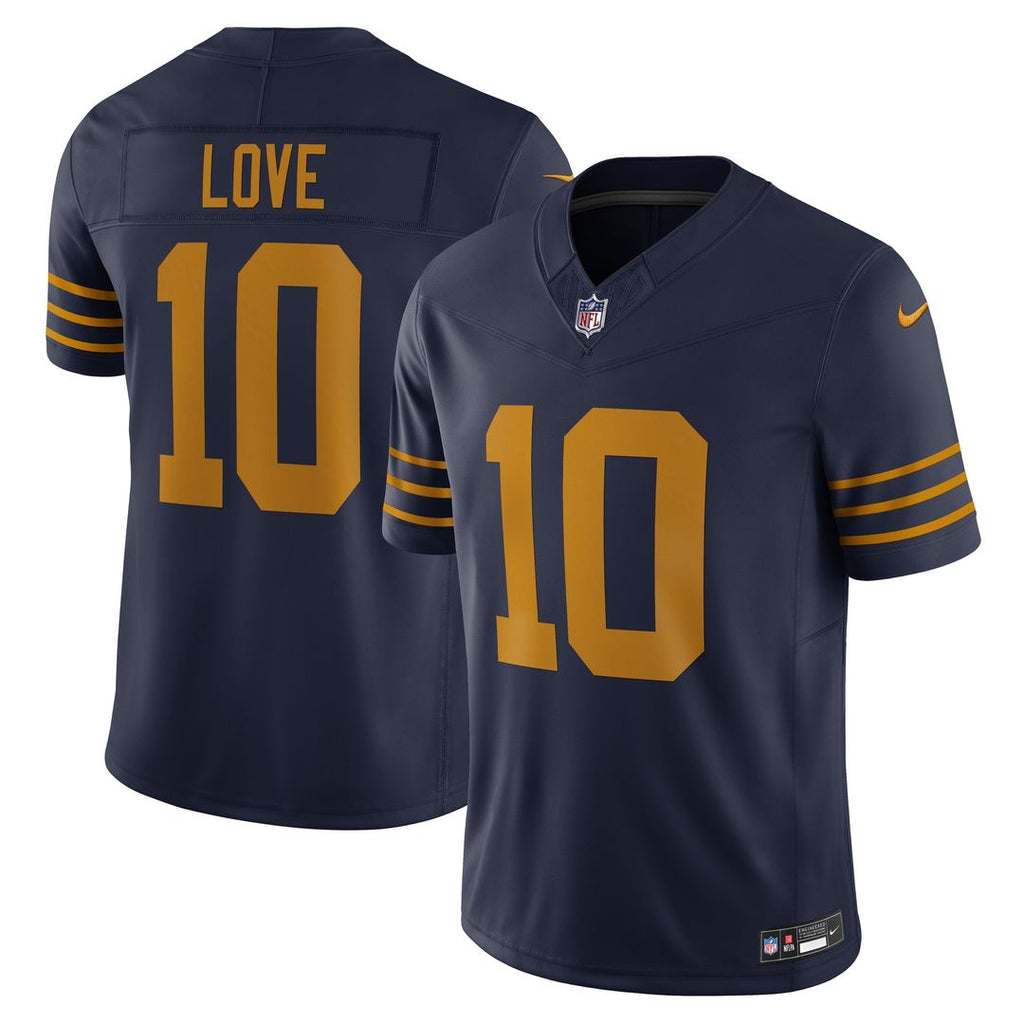 Jordan Love Green Bay Packers Nike The 1923 Classic Vapor F.U.S.E. Limited Jersey - Navy Official NFL Team Apparel Football Fan Gear