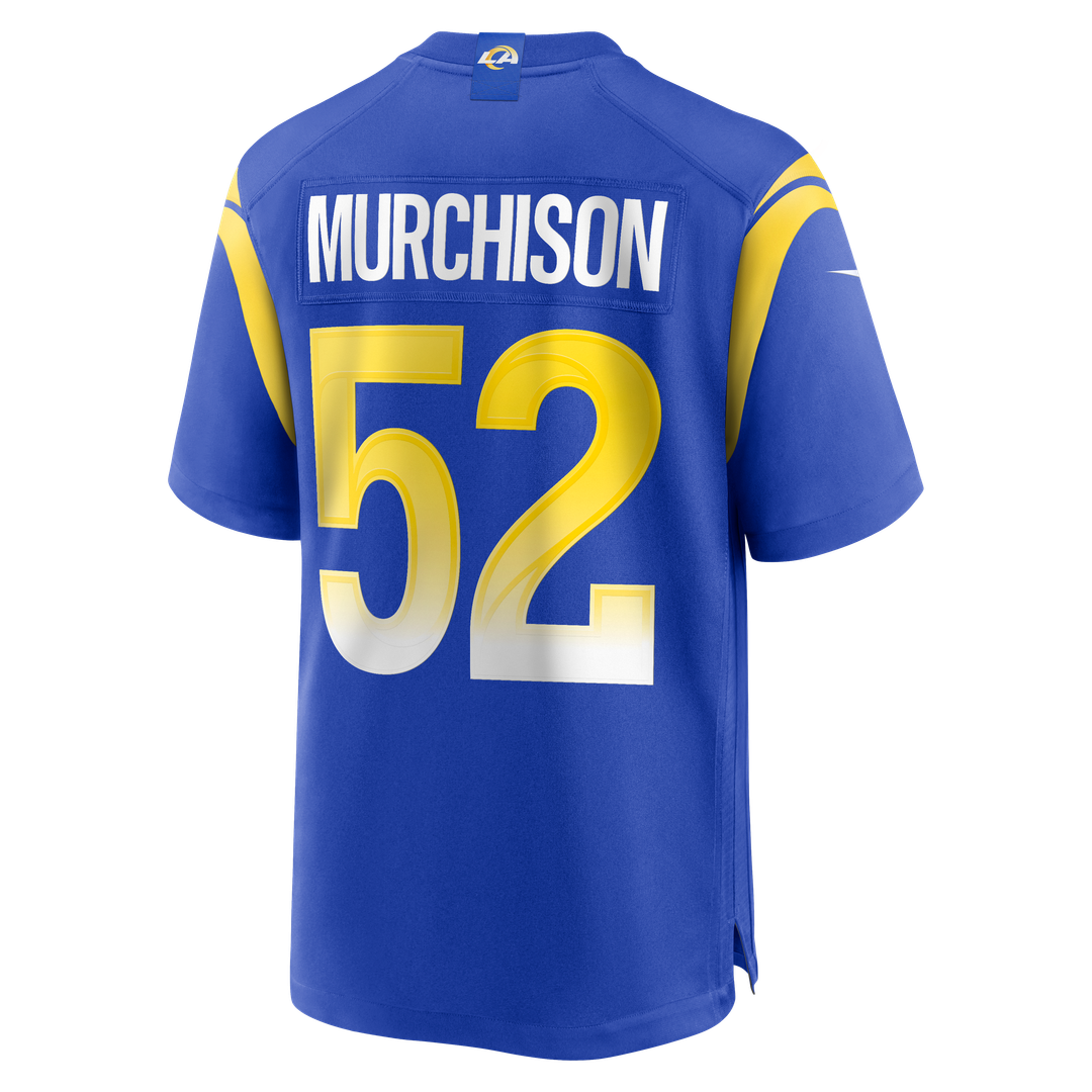 Larrell Murchison Los Angeles Rams Nike Team Game Jersey - Royal Official NFL Team Apparel Football Fan Gear