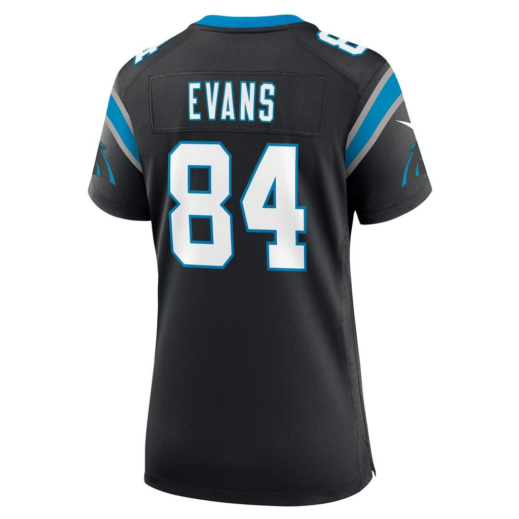 Mitchell Evans Carolina Panthers Nike Women's Team Game Jersey - Black Official NFL Team Apparel Football Fan Gear