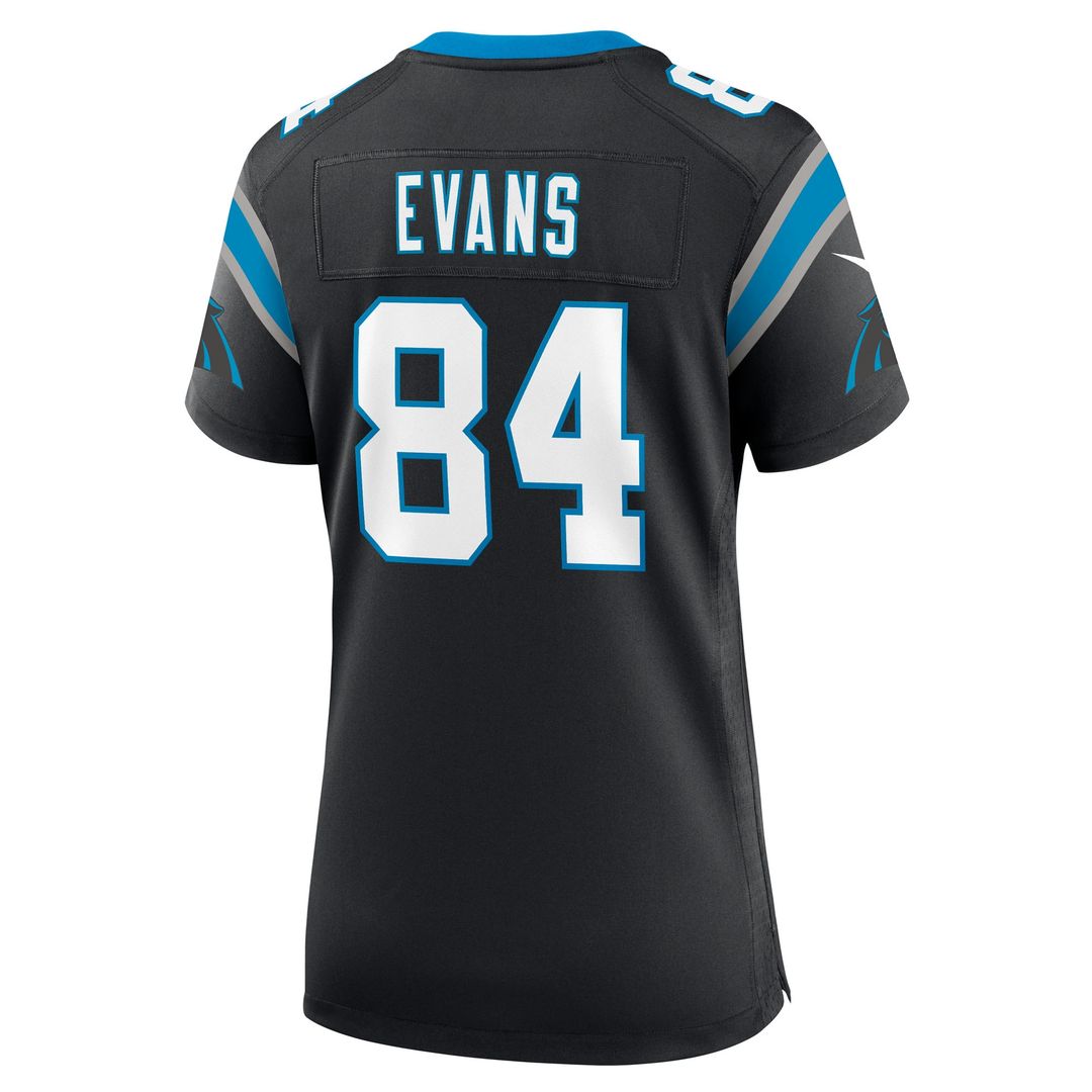 Mitchell Evans Carolina Panthers Nike Women's Team Game Jersey - Black Official NFL Team Apparel Football Fan Gear